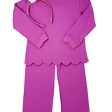 Scottie Scalloped Set - Pink