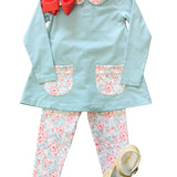 Shallot Rose Tunic Set Girls Sets Ishtex