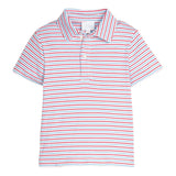 S/S Polo - Primary Stripe