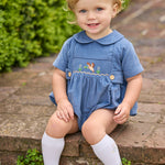 Smocked Daniel Bubble - Flying Mallard Boys Bubbles + Rompers Little English