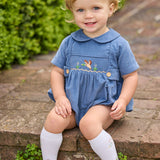 Smocked Daniel Bubble - Flying Mallard Boys Bubbles + Rompers Little English