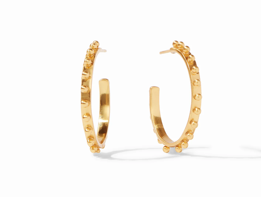 Soho Hoop - Gold - Medium Earrings Julie Vos   