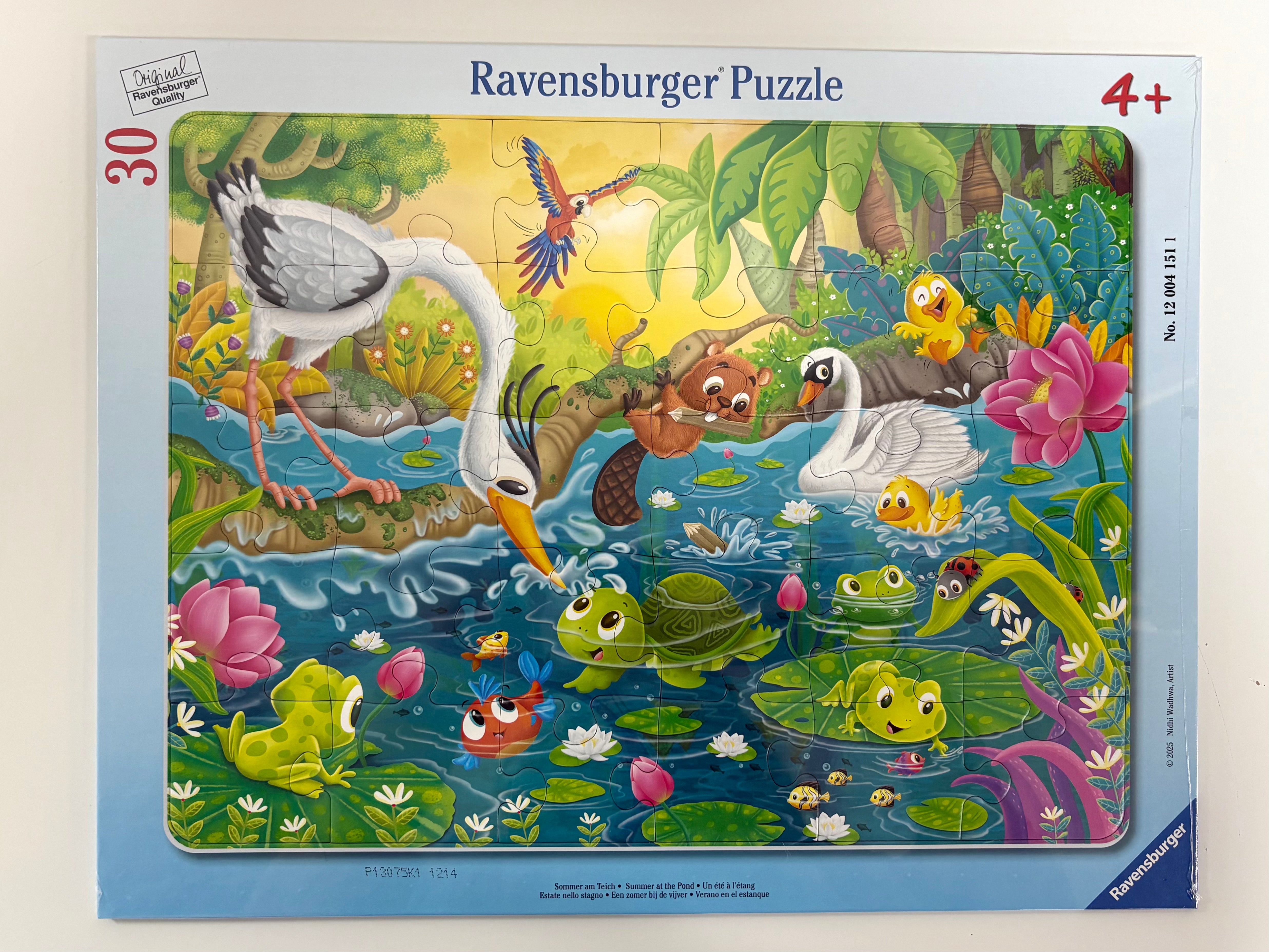 30 Piece Tray Puzzle - Assorted Toys Ravensburger Summer at the Pond