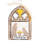 Thrill of Hope Flat Holiday Ornament Seasonal Glory Haus