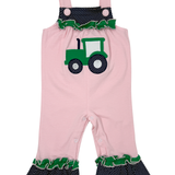 Tractor Applique Jay Romper