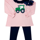 Tractor Applique Legging Set
