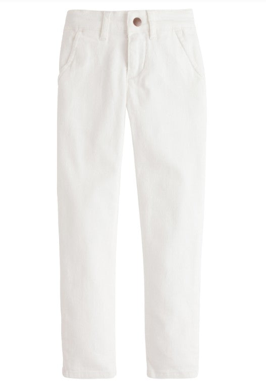 Twiggy Jeans - Ivory Denim Girls Pants + Leggings Bisby