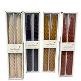 Twist Taper Candles - Assorted Candles Two's Company
