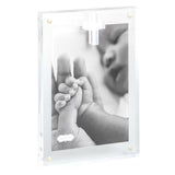 Vertical Layered Cross Acrylic Frames Home Decor Mudpie