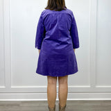 Victoria Cord Dress - Lilac Short Dresses Duffield Lane