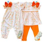Girls Pumpkin Legging Set Girls Sets Ishtex