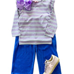 Sadie Top - Concord Stripe Girls Tops + Tees Bisby