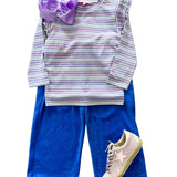 Sadie Top - Concord Stripe Girls Tops + Tees Bisby