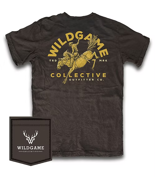 Wildgame Vaquero T-Shirt - Black Boys Tees Fieldstone