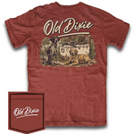 Old Dixie Dynamic Duo T-Shirt - Red Boys Tees Fieldstone