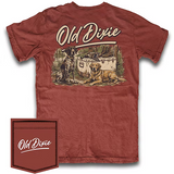 Old Dixie Dynamic Duo T-Shirt - Red Boys Tees Fieldstone