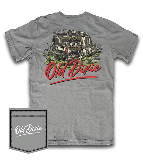 Youth Old Dixie Off Road - Concrete Boys Tees Fieldstone