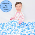 A Peony For Your Thoughts Baby Muslin Swaddle Blanket Baby Accessories LollyBanks