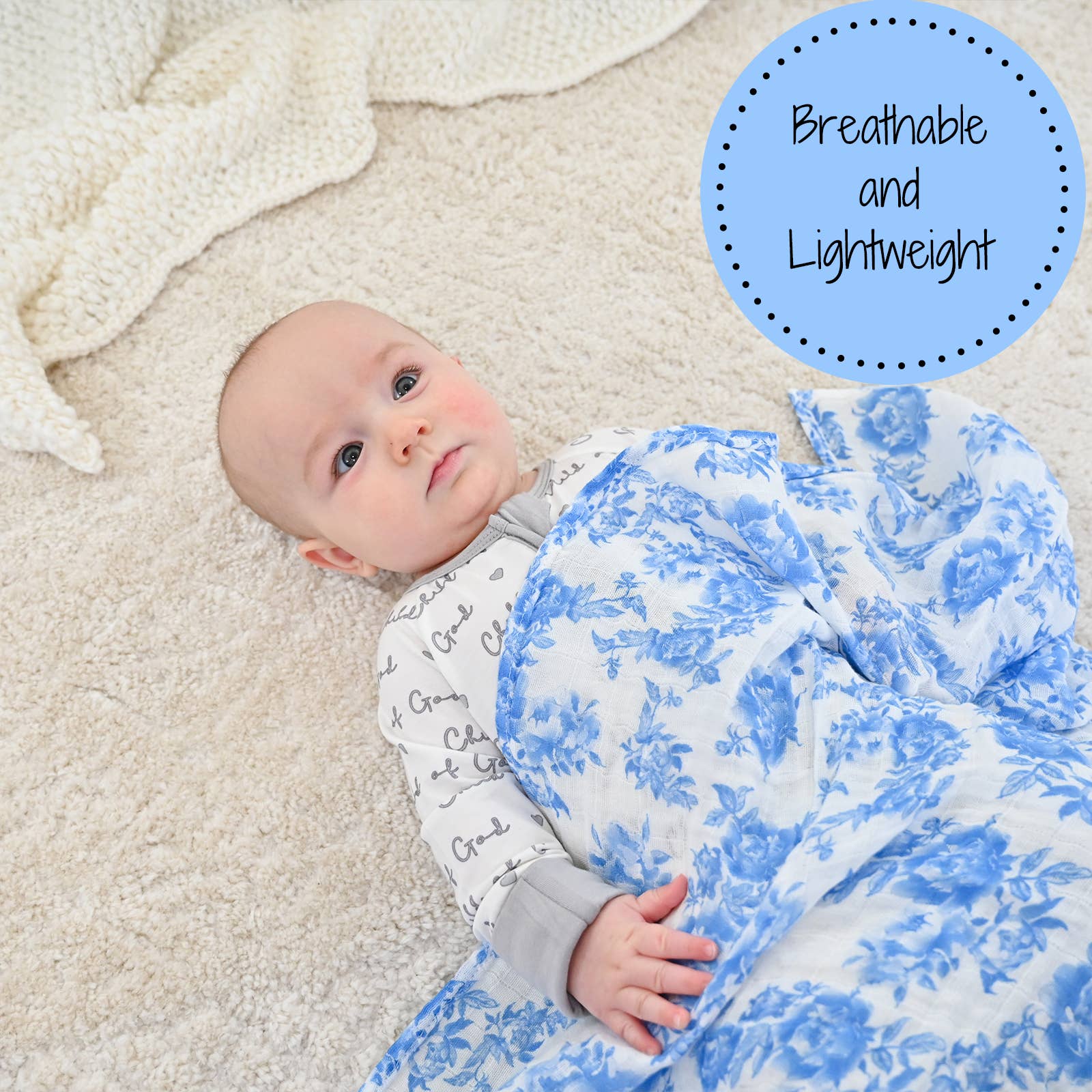 A Peony For Your Thoughts Baby Muslin Swaddle Blanket Baby Accessories LollyBanks