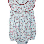A Sparkly Fourth Print Flutters Bubble Girls Bubbles + Rompers Magnolia Baby