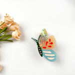 Colorful Cartoon Butterfly Claw Clip Diamond Hair Clips: C Hair Accessories TheDivaSoap