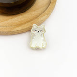 Mini Cat Hair Claw Clip - Black/White Hair Accessories TheDivaSoap