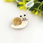 Mini Snail Hair Claw Clip - Pink Hair Accessories TheDivaSoap