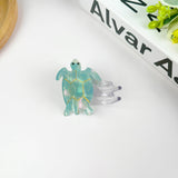 Blue Turtle Claw Clip,Animal Hair Clip: Small Hair Accessories TheDivaSoap