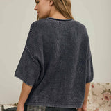 Midnight Ease Knit Cardigan Sweaters Blu Pepper