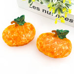 Orange Pumpkin Hair Claw Clip Hair Accessories TheDivaSoap
