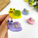Mini Snail Hair Claw Clip - Pink Hair Accessories TheDivaSoap
