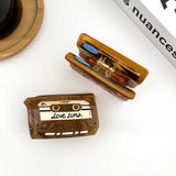 Tape Hair Clip,Acetate Creative Hair Claw: Blue Hair Accessories TheDivaSoap
