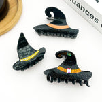 Witch Hat Claw Clip - Black Hair Accessories TheDivaSoap