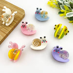 Mini Snail Hair Claw Clip - Pink Hair Accessories TheDivaSoap