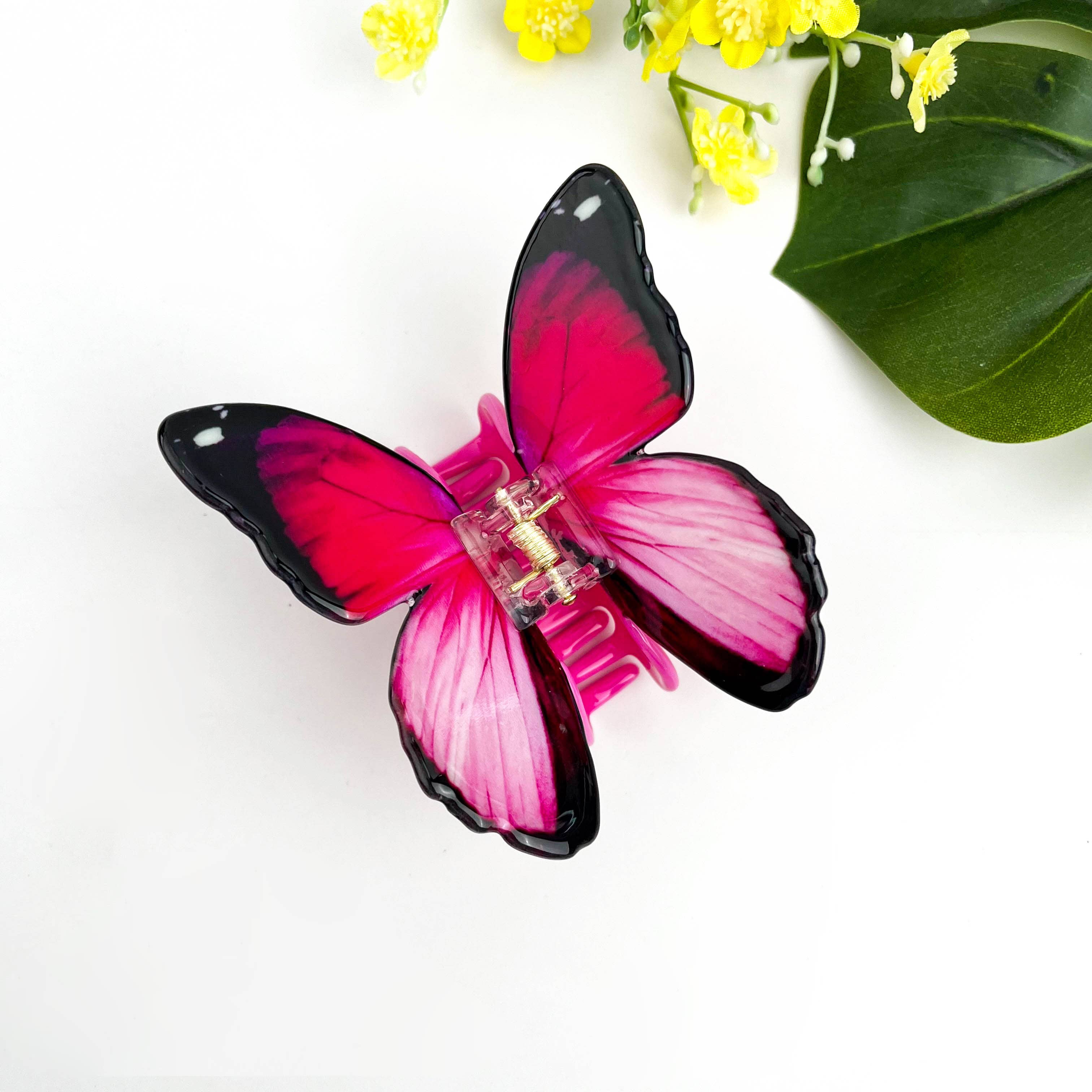 Butterfly Claw Clip - Blue Hair Accessories TheDivaSoap