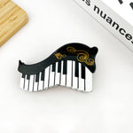Piano Claw Clip Hair Accessories TheDivaSoap