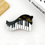 Piano Claw Clip Hair Accessories TheDivaSoap