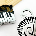Piano Claw Clip Hair Accessories TheDivaSoap