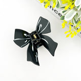 Elegant Bow Claw Clip: Black Hair Accessories TheDivaSoap