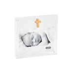 Acrylic Frame w/ Gold Cross Home Decor Mudpie