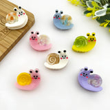 Mini Snail Hair Claw Clip - Pink Hair Accessories TheDivaSoap