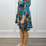 Adelyn Dress- Blue Turq Long Dresses Briton Court