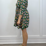 Adelyn Mini Dress - Kelly Green Short Dresses Briton Court