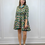 Adelyn Mini Dress - Kelly Green Short Dresses Briton Court