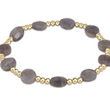 Admire Gold 3mm Bead Bracelet - Labradorite Bracelets enewton
