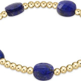 Admire Gold 3mm Bead Bracelet - Lapis Bracelets enewton