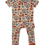 Admit One S/S Pant Set Kids Pajamas Twinkling Star