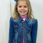 Adventure Jacket - Medium Dark Wash Girls Outerwear Finding Foxtale
