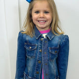 Adventure Jacket - Medium Dark Wash Girls Outerwear Finding Foxtale