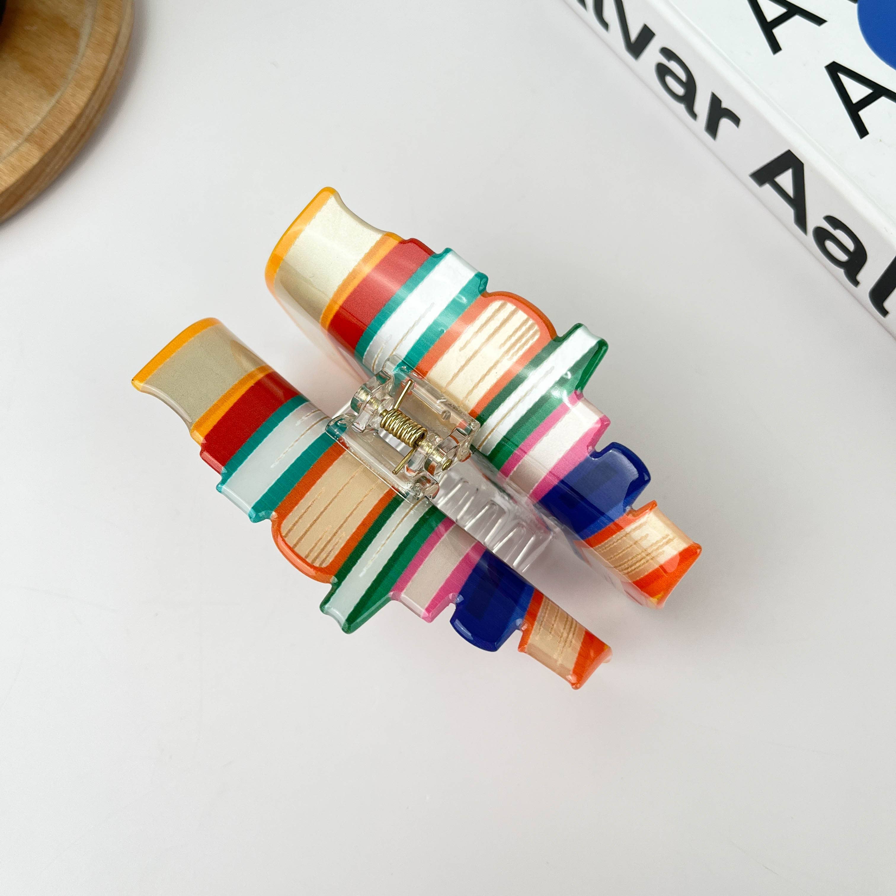 3.7'' Book Hair Clip - B Hair Accessories TheDivaSoap